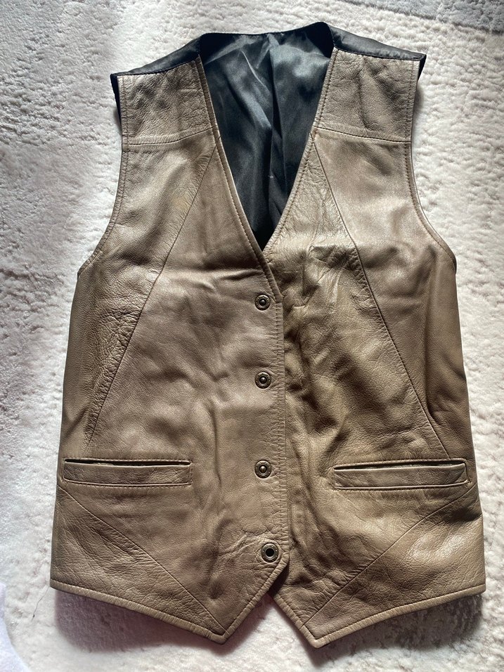 Gerçek deri yelek - Görsel 2