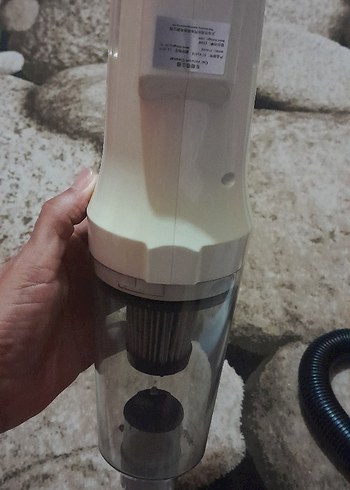 Beyaz Renkli Kablosuz Elektrikli Süpürge - Görsel 3