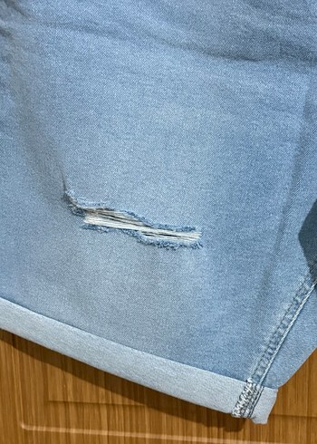 Kadın Mavi Denim Şort 34 Beden - Görsel 6