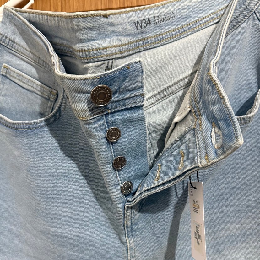 Kadın Mavi Denim Şort 34 Beden - Görsel 5