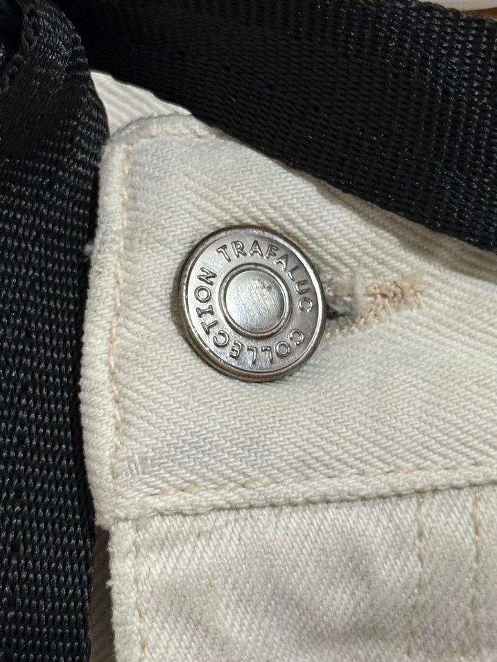 Kadın Krem Kemerli Kargo Pantolon - Görsel 4