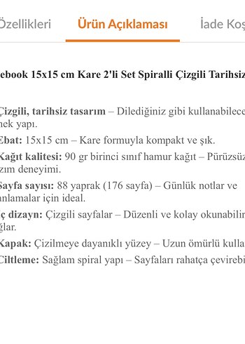 Matt Notebook 2'li Not Defteri - Görsel 3