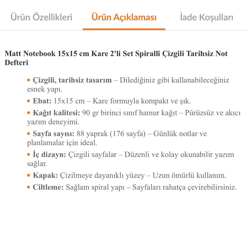 Matt Notebook 2'li Not Defteri - Görsel 3