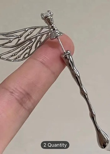 Dragonfly küpe - Görsel 5