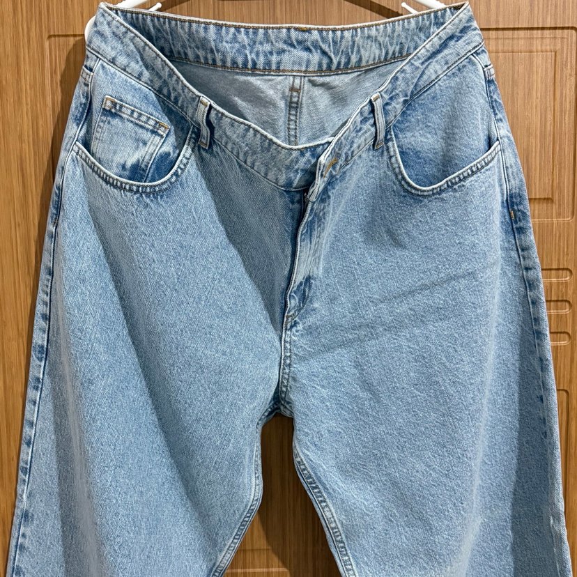 Kadın düşük bel wide jean - Görsel 2