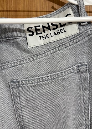 Gri düşük bel soft flared kadın denim - Görsel 5