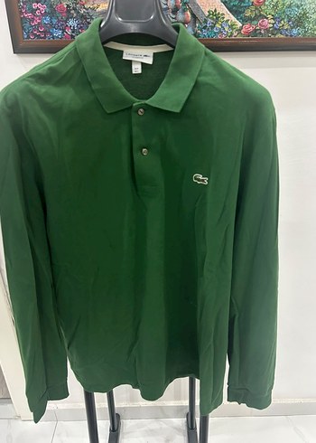 Lacoste Yesil Uzun Kollu Polo