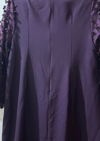 s Beden Uzun Mor Gotik Kadın Elbise