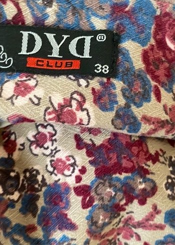 Bohem Çok Renkli Desenli Midi Etek - Görsel 3