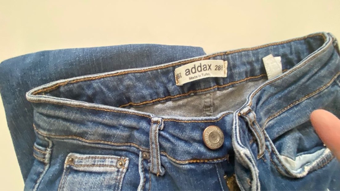 Yırtık Detaylı Mavi Kadın Skinny Jean - Görsel 3