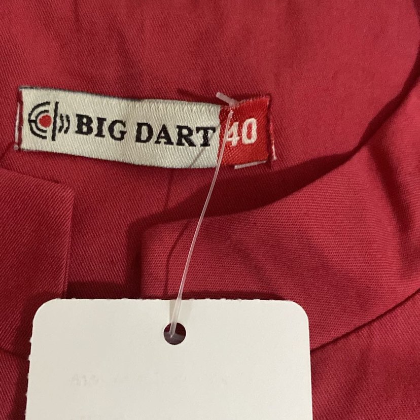 Düğmeli Nar çiçeği Midi Kadın Ceket - Görsel 4