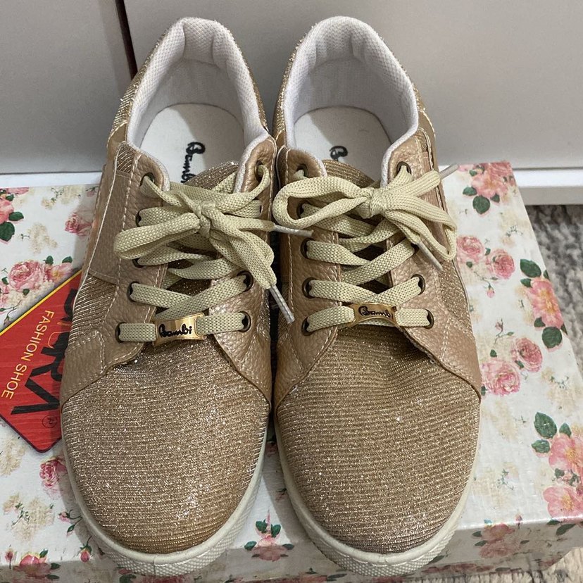 Gold Kadın Sneaker 38 numara dar kalıp - Görsel 2