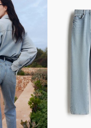 H&M H&M Kadın Straight Jeans 38 beden Kod:1236905