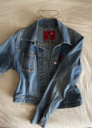 Y2k Vintage Denim Kadın Ceket - Görsel 5