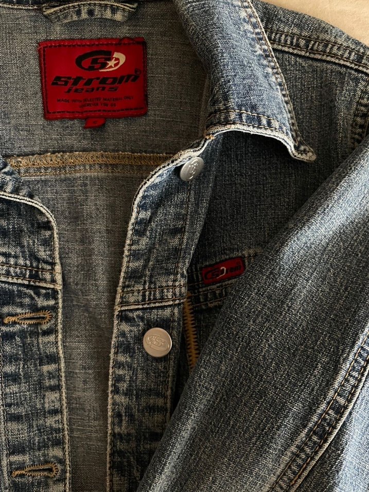 Y2k Vintage Denim Kadın Ceket - Görsel 3