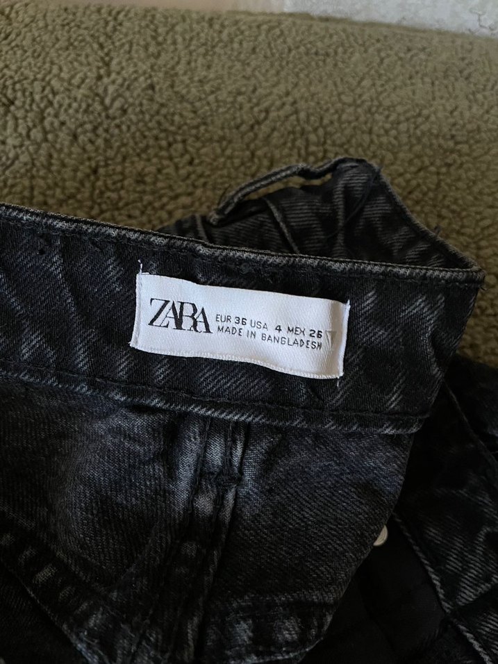 Y2k Vintage eskitme boru paça denim pantolon - Görsel 5