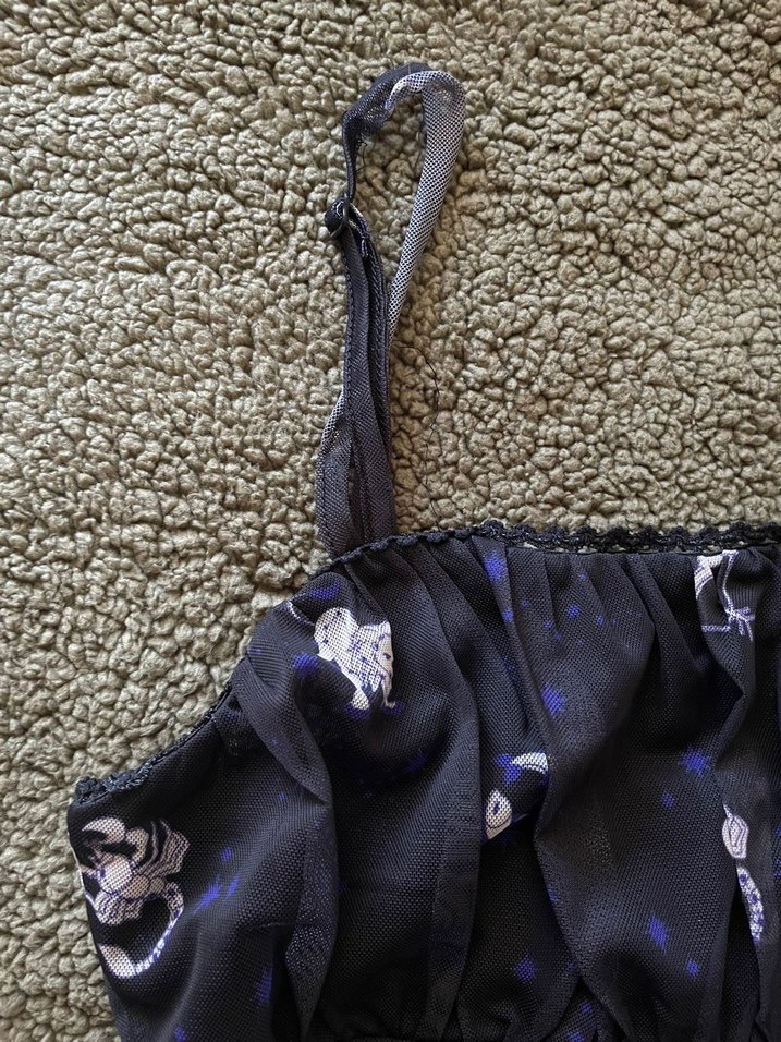 Zodyak desenli y2k tül elbise - Görsel 5