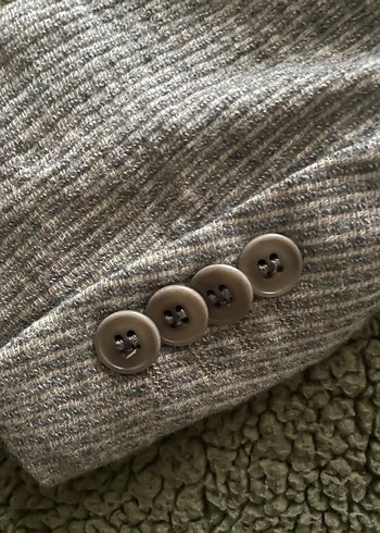 Y2k Kadın Keten Blazer Ceket - Görsel 5