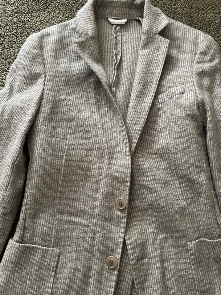 Y2k Kadın Keten Blazer Ceket - Görsel 3