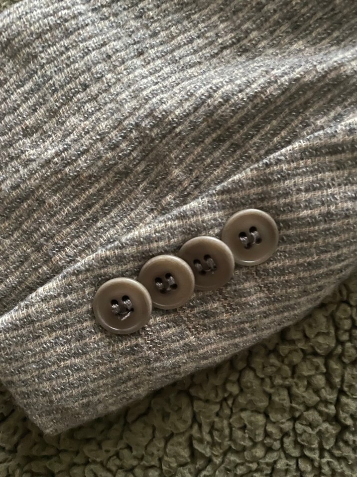 Y2k Kadın Keten Blazer Ceket - Görsel 5