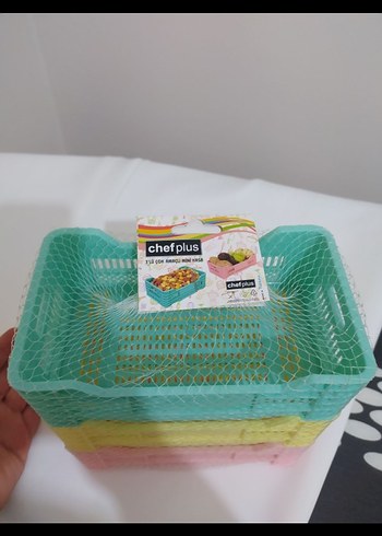 Beden Renk Pastel Renkli Çok Amaçlı Dolap Düzenleyici Kutular