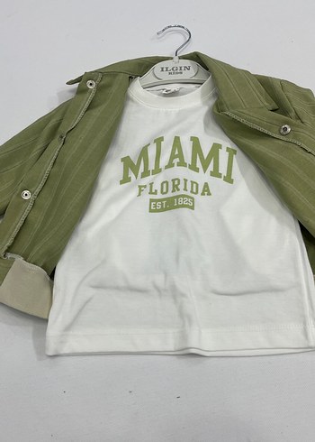 Erkek Çocuk Yeşil Düğmeli Ceket - Görsel 2