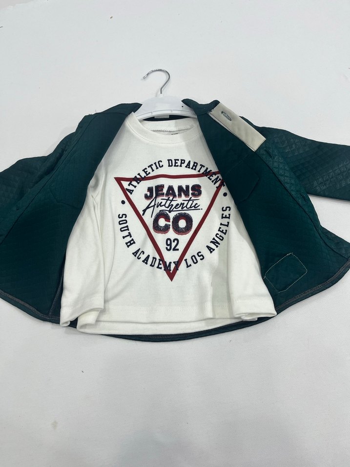 Erkek Çocuk  Uzun Kollu Gömlek İmalathaneden cocuk gıyım - Görsel 2