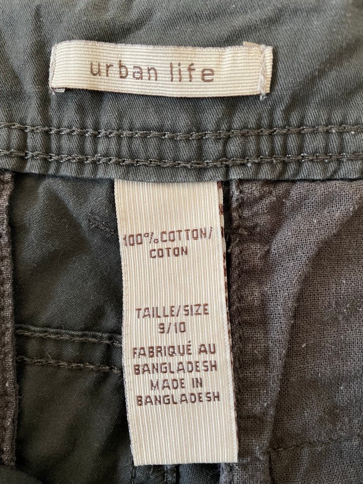 Vintage Düşük Bel Kargo Şort - Görsel 4