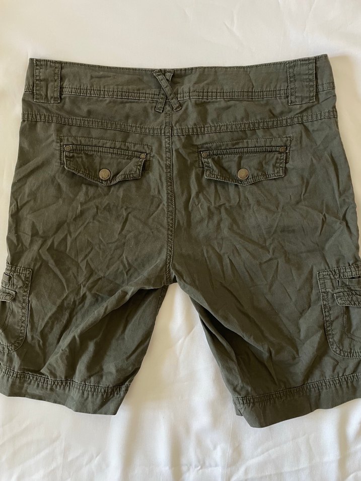 Vintage Düşük Bel Kargo Şort - Görsel 2