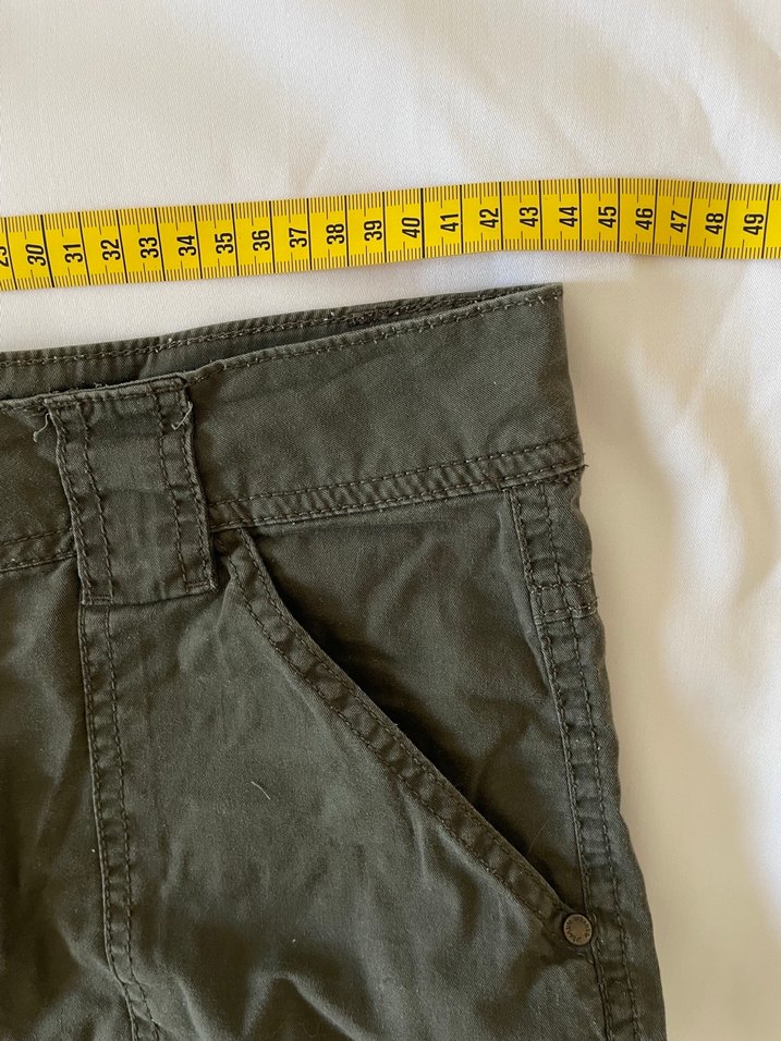 Vintage Düşük Bel Kargo Şort - Görsel 3