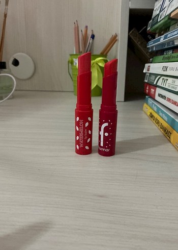 Beden İkili flormar karpuz çilek lip balm