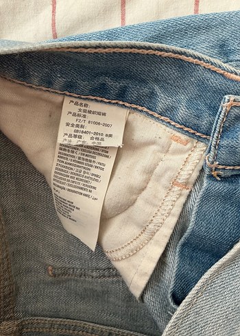 34 Beden Hollister y2k vintage bohem kot Şort