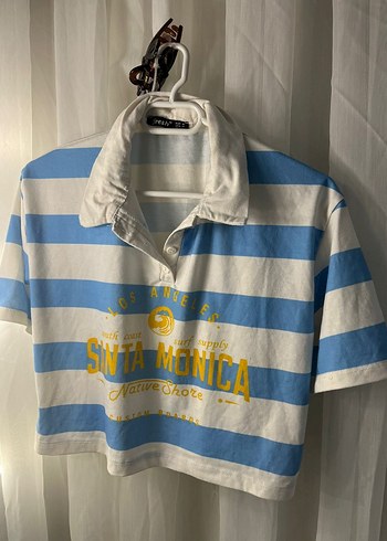 Kızlar İçin Kısa Kollu Polo Tişört - Görsel 3