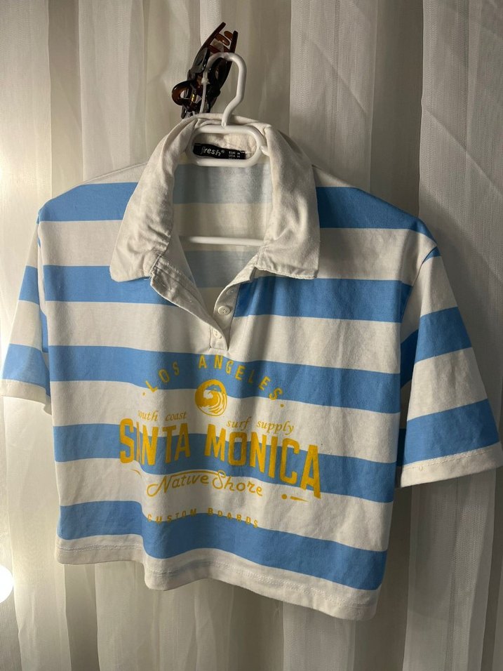 Kızlar İçin Kısa Kollu Polo Tişört - Görsel 3