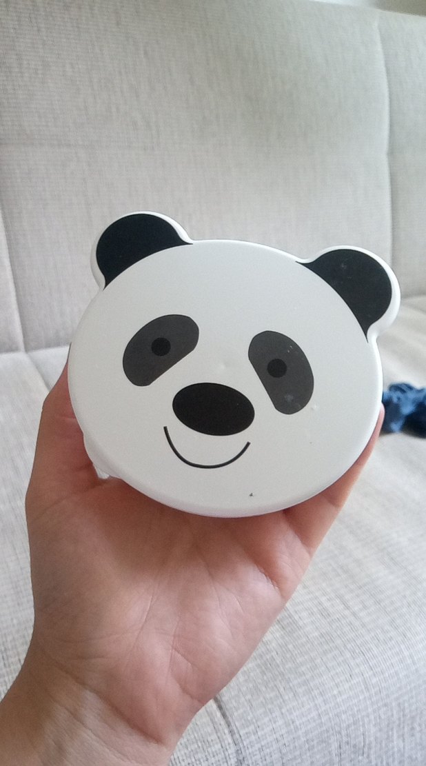 Panda desenli beyaz küçük saklama kabı takı kavonozu - Görsel 2