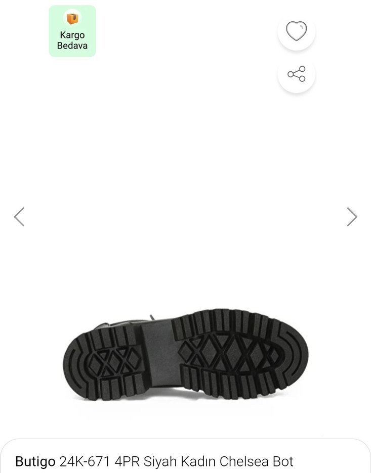 Siyah Deri Chelsea Bot, Kalın Topuklu - Görsel 3