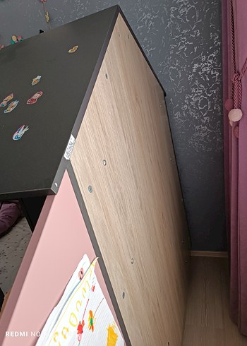 Pembe ve Gri Çocuk yatak başlığı İstikbal marka - Görsel 4