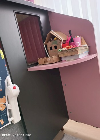 Pembe ve Gri Çocuk yatak başlığı İstikbal marka - Görsel 3