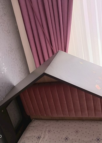 Pembe ve Gri Çocuk yatak başlığı İstikbal marka - Görsel 5