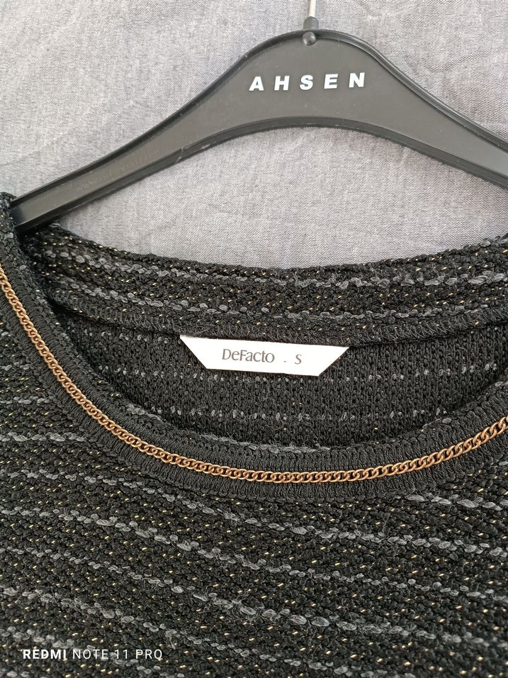 Gri Kadın Triko Uzun Elbise - Görsel 2