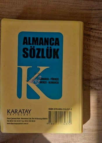 Karatay Almanca-Türkçe Sözlük deutch - Görsel 3