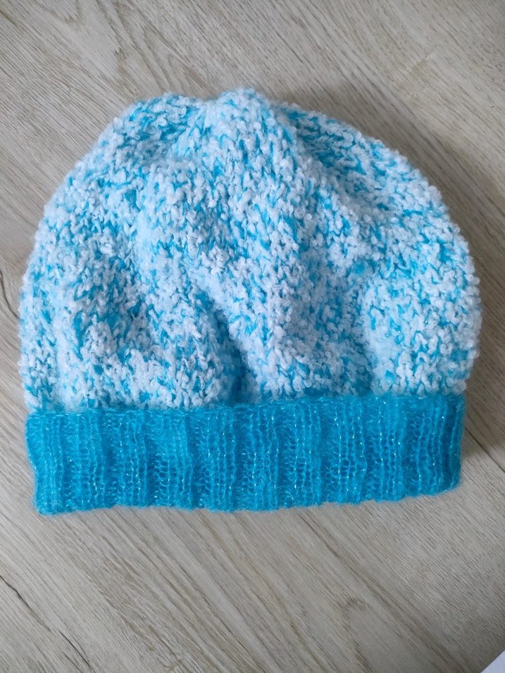 Mabi beyaz Örgü Kadın Bere - Görsel 4