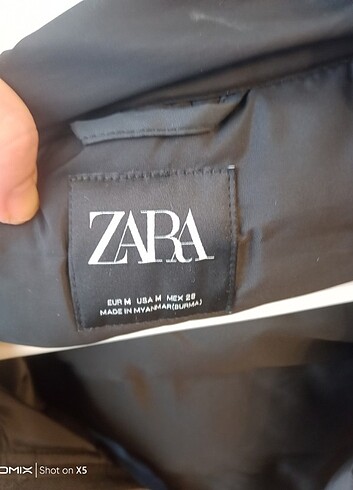 m Beden Zara şişme yelek