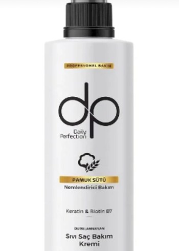 dp Daily Perfection Pamuk Sütü Saç Kremi 180ml - Görsel 2