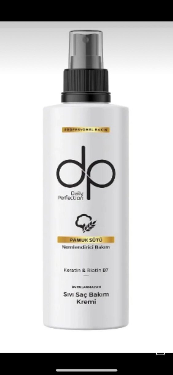 dp Daily Perfection Pamuk Sütü Saç Kremi 180ml - Görsel 2