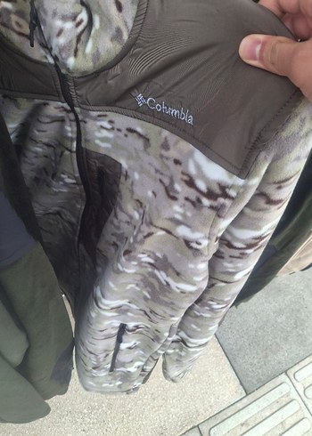 Columbia Camo Kapusonlu Fleece Ceket