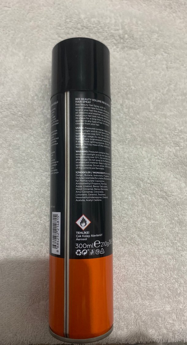 Bee Beauty Mega Hold 5 Saç Spreyi 300 ml - Görsel 2