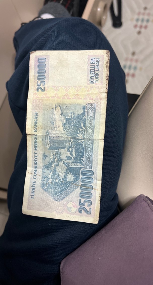 250.000 Türk Lirası Eski Banknot - Görsel 2