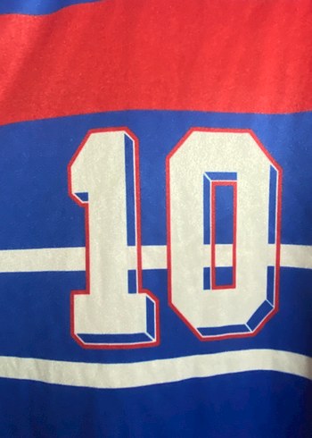 Vintage Mavi Zidane 10 Numaralı Erkek Spor Forması - Görsel 6