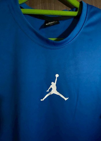 American Vintage Jordan Mavi Rahat Kesim Erkek Tişört - Görsel 5